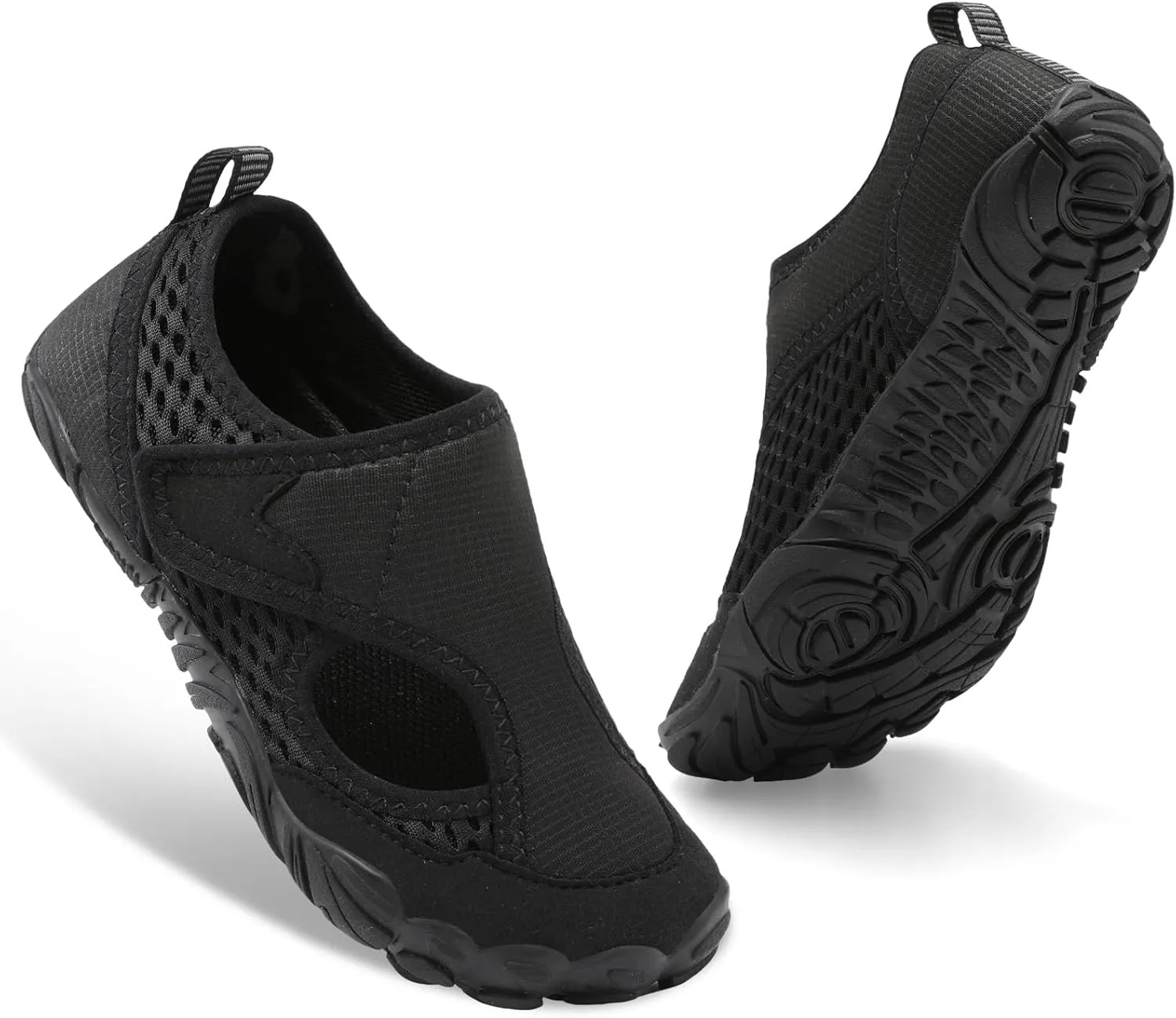 XIHALOOK Water Shoes for Kids Boys Girls Wide Toe Barefoot Quick Dry for Beach Swim Pool Surf Aqua Sports