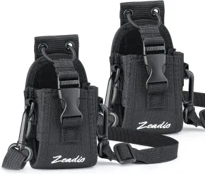 Zeadio Multi-Function Pouch Case Holder for GPS Phone Two Way Radio (ZNC-A, Pack of 2)