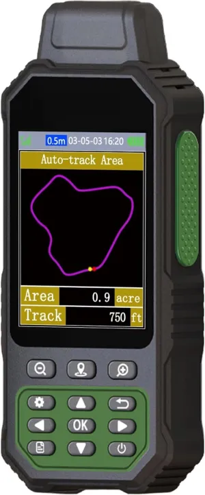 ZL190 Handheld GPS for Surveying, High Precision Rugged Land Surveying Equipment for Mountainous, Sloping Fields, Ranches, Garden, Farmland and Parking Area and Distance
