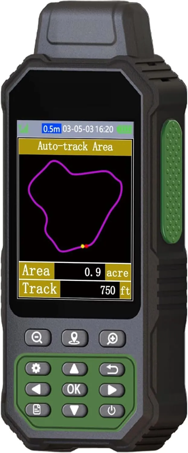 ZL190 Handheld GPS for Surveying, High Precision Rugged Land Surveying Equipment for Mountainous, Sloping Fields, Ranches, Garden, Farmland and Parking Area and Distance